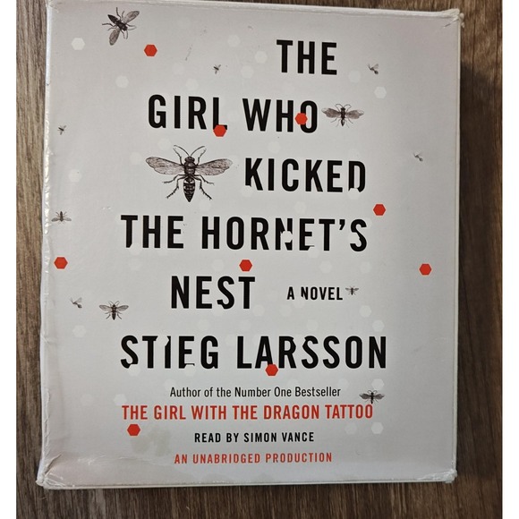 Stieg‎ Larsson Millennium Trilogy 3 Audiobook CD Set Simon Vance Unabridged Lot - Picture 6 of 8